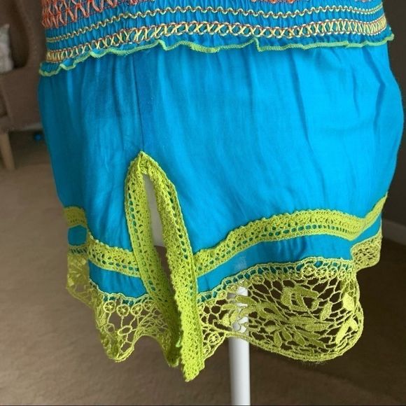 EUC Hale Bob Stitches and Sequins Boho Top - Picture 5 of 16